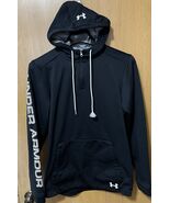 Under Armour ColdGear 1/4 Zip Pullover Hoodie Mens Medium Sleeve Logo Go... - $266.54 MXN