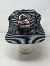 Tweetsie Railroad Train Engineer Snapback Blue White Hat Cap - $19.79