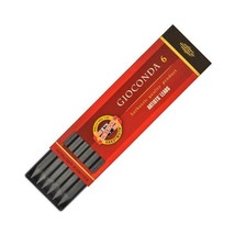 Koh-I-Noor 6 Gioconda 5.6 mm Graphite Leads. 4865/2B  - £9.84 GBP