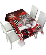 Cute Hippo Christmas Surprise Tablecloth - $37.90+
