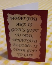 Set Of 6 Love Note Any Occasion Greeting Cards 1086C Inspirational Sayings - £8.25 GBP
