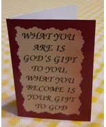 Set Of 6 Love Note Any Occasion Greeting Cards 1086C Inspirational Sayings - $11.50