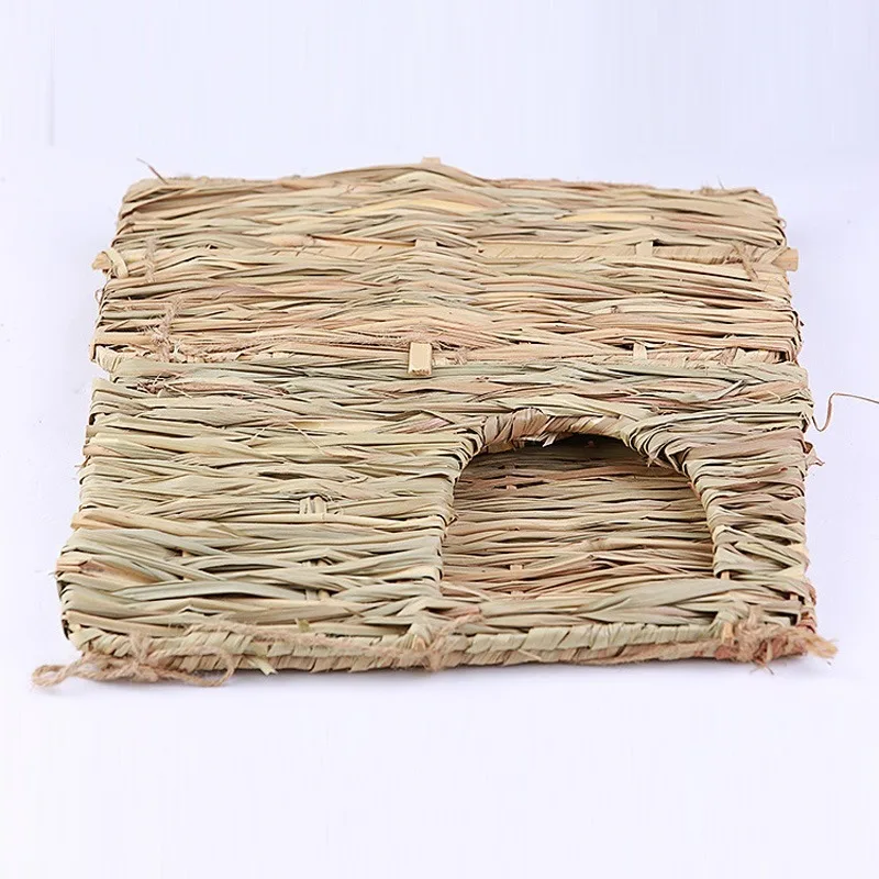 Sporting FolAle Woven GrA Pet Rabbit Hamster Guinea Pig Cage Nests House Chew To - £23.90 GBP