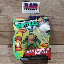 Teenage Mutant Ninja Turtles Head Droppin&#39; Raphael TMNT 2014 Action Figure NIP - £16.03 GBP
