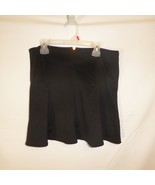 PRINCESS VERA WANG Black Gold Satin A-Line Flare Short Mini Skirt Junior... - £5.90 GBP