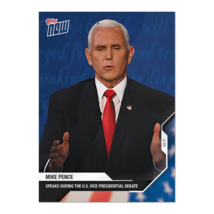 Topps Now 2020 Mike Pence 6 Vice President Fly Hair Debate Donald Trump Election - £6.22 GBP