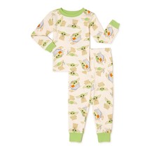 Star Wars Grogu Toddler Boys Cotton Long Sleeve Snug Fit Pajama Set 4T G... - $19.79