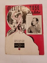 RARE Sheet Music Mexicali Rose Waltz Ballad Bing Crosby Helen Stone Jack... - $11.29