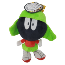 Marvin The Martian Looney Tunes Big Head 10&quot; Squeeky Plush Dog Pet Puppy Toy New - £9.26 GBP