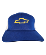 Chevrolet Chevy Mesh Back - Blue &amp; Yellow Trucker Snapback Hat Cap - $170.95 MXN