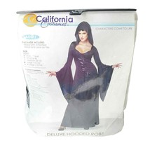 Hooded Witch Robe Halloween Costume Size L 10-12 Deluxe California Shoe ... - £15.79 GBP