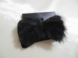 I.N.C. Silver-Tone Faux Fur Velvet Bow Hair Barrette T111 $16 - $6.71
