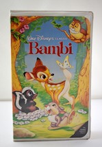 Walt Disney&#39;s Classic Bambi Movie VHS Tape - Black Diamond The Classics - £12.84 GBP