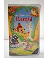 Walt Disney&#39;s Classic Bambi Movie VHS Tape - Black Diamond The Classics - $16.10