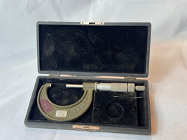 The Lufkin Rule Co No 1942  Micrometer Caliper Machinist Tool 1 To 2 In ... - £23.42 GBP