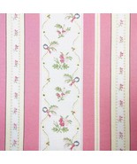 Pink Floral Stripe Fabric Petite L’Enfant Collection by Anna Griffin Clo... - £9.43 GBP