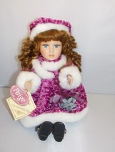 Collectors Choice PAIGE Windup Animated Musical Porcelain Doll Used - $39.99