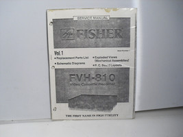 Fisher FVH-810    Service Manual - $1.97