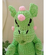 Crochet Dinosaur Plush doll, Dragon Plush, Amigurumi Dinosaur, Height 12... - £34.34 GBP