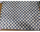 Blue And White Checker Board Fantasy Palace RPG Vinyl Map 36&quot; X 27 1/2&quot; - £63.35 GBP