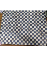 Blue And White Checker Board Fantasy Palace RPG Vinyl Map 36&quot; X 27 1/2&quot; - £63.07 GBP