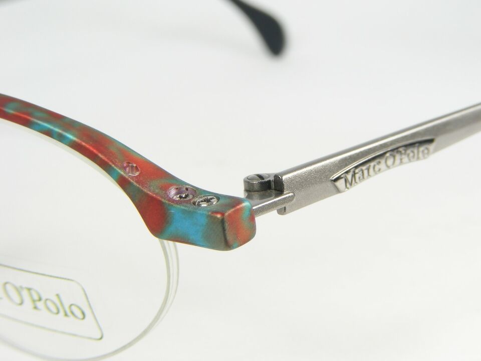 Vintage Marc O'Polo by METZLER 3388 117 RED-ORANGE /TEAL EYEGLASSES 48-22-140mm Item image 5