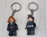 Lego Minifigure keychains Black Widow Short Hair Jyn Erso Star Wars lot 2 - $9.89