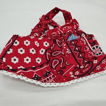 Muffy VanderBear Red Flower Apron Clothing Accessory - $8.90