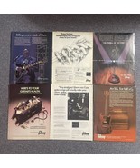 Gibson Guitar Magazine Ad Pages Lot Of 6 Group C Pre Owned Vintage 1970s... - £35.00 GBP