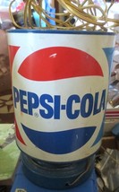 Vintage metal Pepsi Cola Can shape Speaker 10&quot; tall - £36.67 GBP