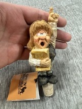 Vintage Spit N Whittle Bottle Sue Moore Wine Cork Lawyer Novelty Law Car... - $24.74