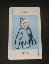 1965 Mystery Date board game replacement card blue # 1 parka - £3.94 GBP