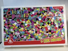 Click Puzzle The Universal Set 2988 Pieces Open Box Sealed Pieces 15 Colors - £22.36 GBP