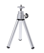 Small Mini Tripod Stand Aluminum 5 1/4&quot; aDjUsTaBLe uP to 7 1/4&quot; for Came... - $24.66 CAD