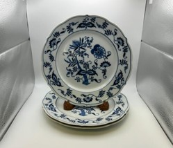 Set of 3 BLUE DANUBE Dinner Plates Made in Japan - £79.63 GBP