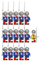 Wars of the Roses House of Lancaster Army Set G x16 Minifigure Lot - £21.85 GBP
