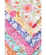 Assorted Napkin Set, 50 Pack Of Block Printed Napkins, Bohemian table Na... - £64.61 GBP