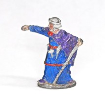 Ral Partha Hand Painted 30mm King with Staff Pewter Miniature 1984 Metal... - $367.52 MXN