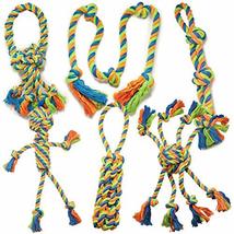 Grriggles Mighty Bright Tug Rugged Rope Dog Chew Toy, Rope Man-12&quot;L - £8.18 GBP+