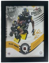 NAJEE HARRIS Steelers Framed 15&quot; x 17&quot; Game Used Football Collage LE 50 - £102.87 GBP