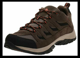 Columbia Men&#39;s Brown Crestwood Leather Hiking Shoe Omni-Grip # 13 NEW Wi... - £79.40 GBP