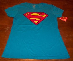 WOMEN&#39;S TEEN DC COMICS SUPERMAN T-shirt LARGE NEW w/ TAG  WONDER WOMAN - £15.79 GBP