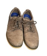 Clarks Braxin Mens Casual Oxfords Gray Leather Lace Up Causal Shoes Size... - $42.08 CAD