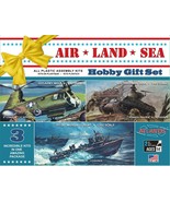 Atlantis Air Land Sea Hobby Gift Set - 3 Plastic Model Kits Factory Seal... - $35.97
