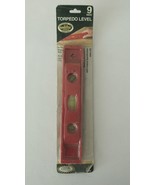 H. B. Smith Tools Magnetic Torpedo Level 9 Inch 3 Vials Red - $9.62