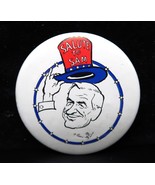 Vtg Hy Rosen Art Political Button Salute to Sam Patriotic Top Hat USA Ra... - $376.28 MXN