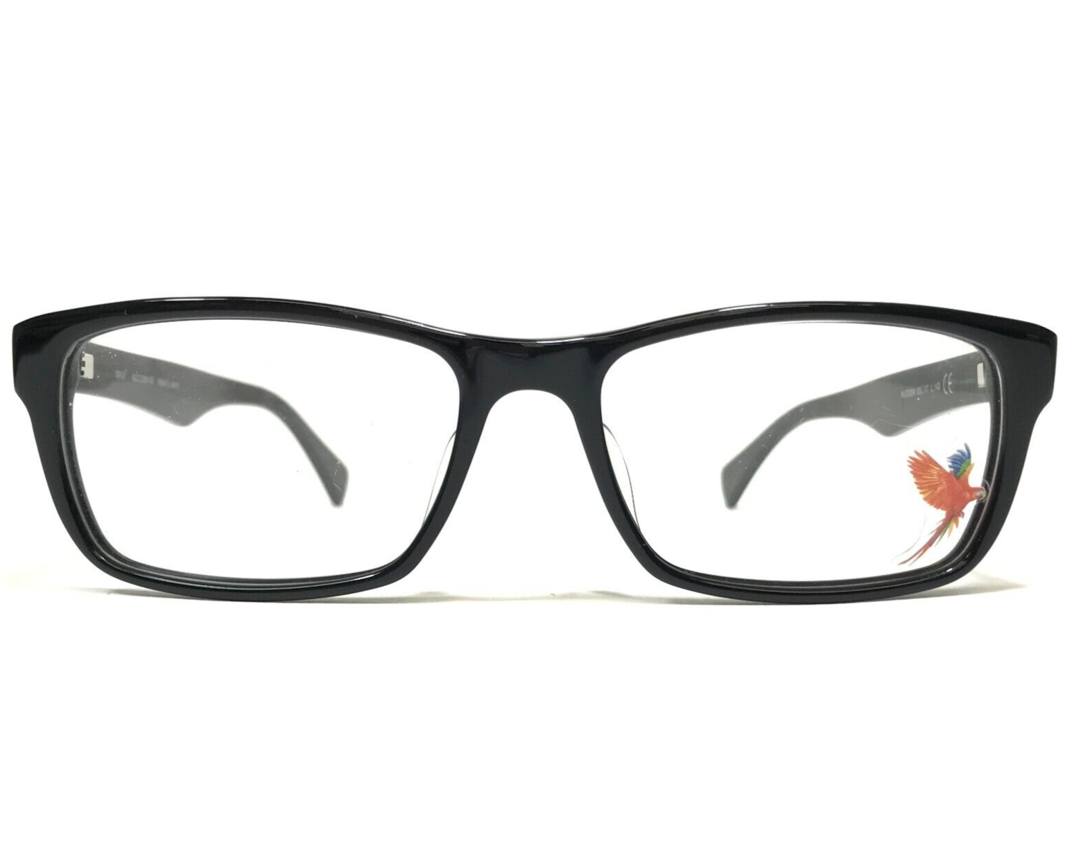 Maui Jim Brille Rahmen MJO2204-02 Schwarz Rechteckig Voll Felge 53-17-143 - $79.19
