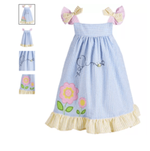 Blueberi Boulevard Baby Girls Gingham Bumblebee Sundress, Size 6-9Mo - $291.70 MXN