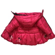 Catimini Baby Girl Puffer Coat Sz 6 Months Pink Floral Embroidered Zip Hood NWT - £62.86 GBP