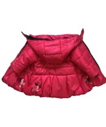Catimini Baby Girl Puffer Coat Sz 6 Months Pink Floral Embroidered Zip H... - £63.82 GBP